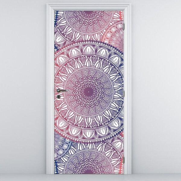 Fototapeta na dvere - Mandaly (95x205cm)