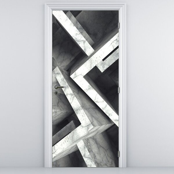 Fototapeta na dvere - Abstrakcia kocky (95x205cm)
