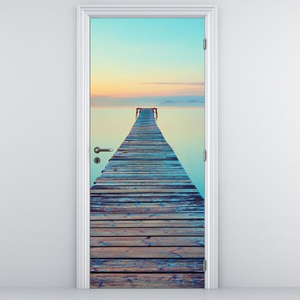 Fototapeta na dvere - Mólo do nekonečna (95x205cm)