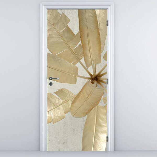 Fototapeta na dvere - Palmové listy (95x205cm)