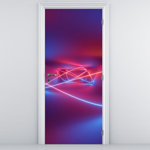 Fototapeta na dvere - Moderná abstrakcia (95x205cm)