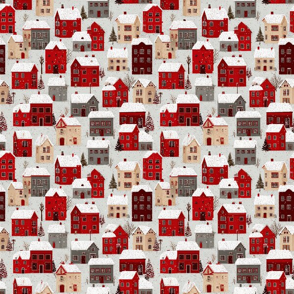 Bavlnené obliečky MERRY VILLAGE farebné Rozmer obliečky: 70 x 90 cm | 140 x 200 cm
