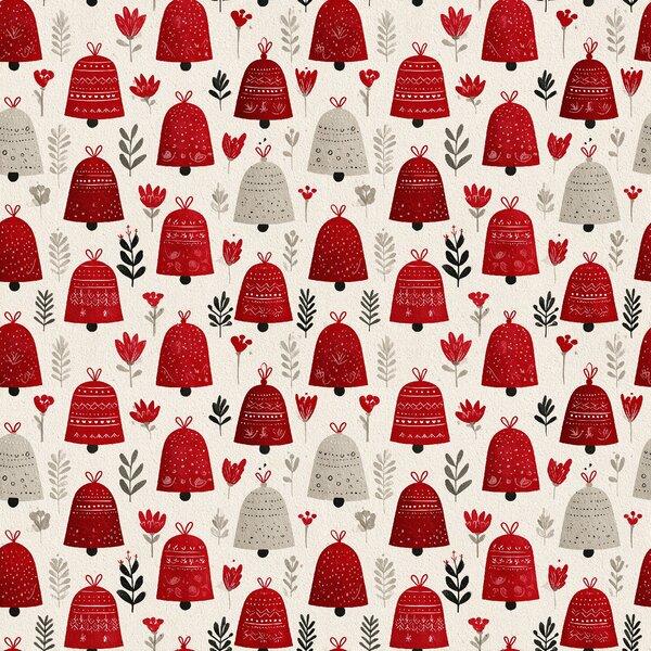 Bavlnené obliečky CHRISTMAS BELLS farebné Rozmer obliečky: 70 x 90 cm | 140 x 200 cm