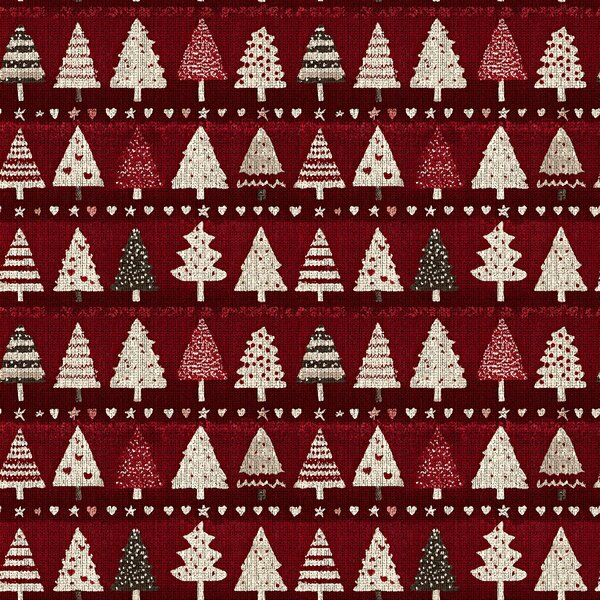 Bavlnené obliečky BURGUNDY TREES vínové Rozmer obliečky: 70 x 90 cm | 140 x 200 cm