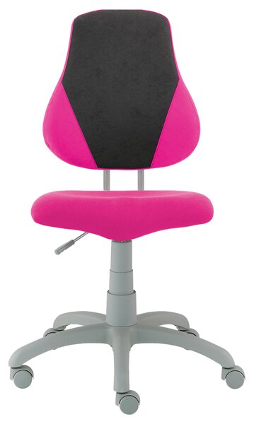 OTOČNÁ STOLIČKA PRE MLÁDEŽ, čierna, pink Xora - Detské izby