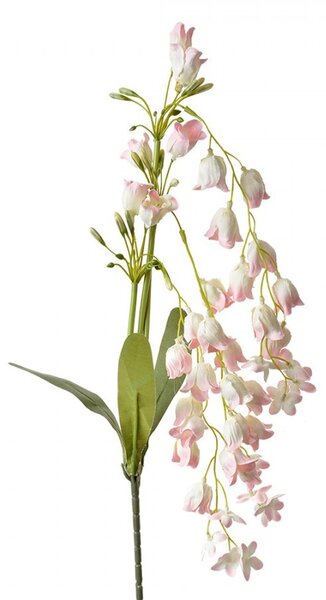 Dekorácia ružová umelá kvetina zvonček Bells Bouquet - 15*6*80 cm - Clayre & Eef