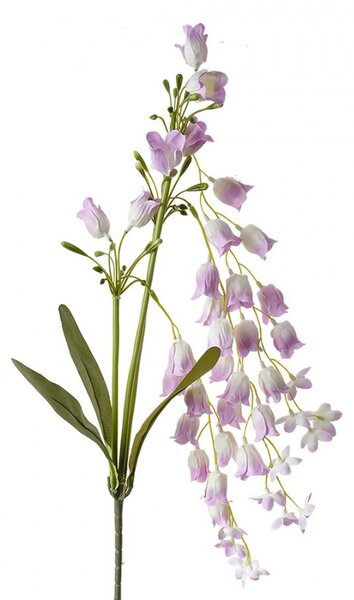 Dekorácia fialová umelá kvetina zvonček Bells Bouquet - 15*6*80 cm - Clayre & Eef