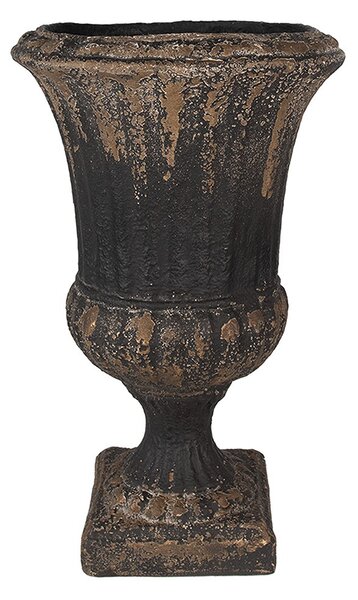 Granitový antik kvetináč v barokovom štýle Baroque - Ø 33*52 cm - Clayre & Eef