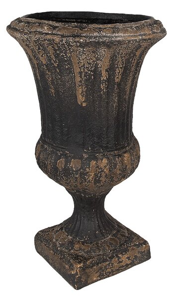 Granitový antik kvetináč v barokovom štýle Baroque - Ø 33*52 cm - Clayre & Eef
