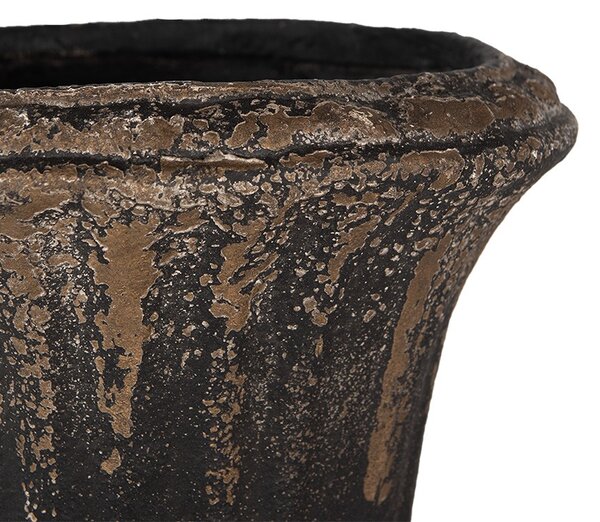 Granitový antik kvetináč v barokovom štýle Baroque - Ø 33*52 cm - Clayre & Eef