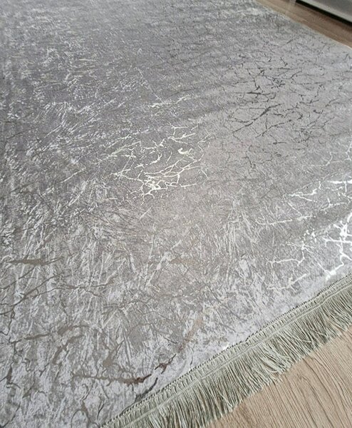 Moderný koberec Parys v sivo-striebornom odtieni | 50×80 – 200×300 cm Rozmer: 50x80 cm