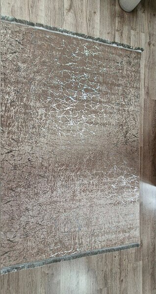 Moderný koberec Parys v béžovo-striebornej kombinácii Rozmer: 50x80 cm
