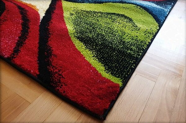 Moderný viacfarebný koberec Magic ARA – obdĺžnikový dizajn Rozmer: 60x100 cm
