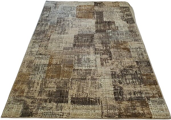 HU Sivý linkovaný koberec Luxess 33-Grey Rozmer: 60x110 cm