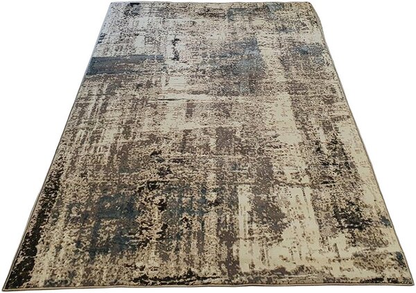 Moderný koberec Luxess 89-Navy v sivo-modrej farbe Rozmer: 60x110 cm