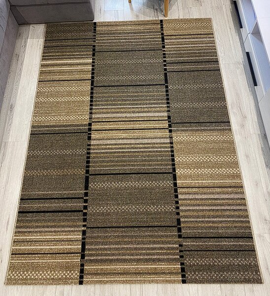 Moderný koberec Lagos 429-Beige v béžovo-hnedom odtieni Rozmer: 60x100 cm