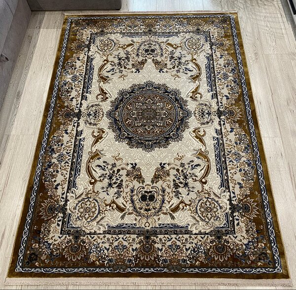 Orientálny koberec s vintage vzorom King 29020 – hnedá/béžová Rozmer: 80x150 cm