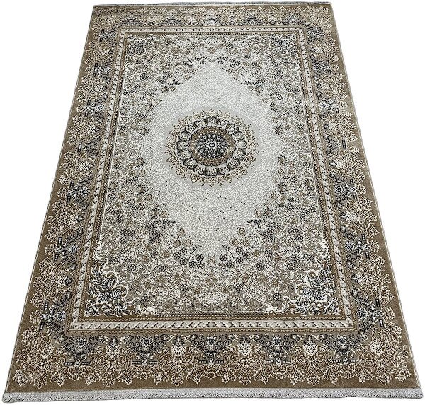 Orientálny koberec s béžovým vzorom King 29033 – vintage štýl Rozmer: 80x150 cm