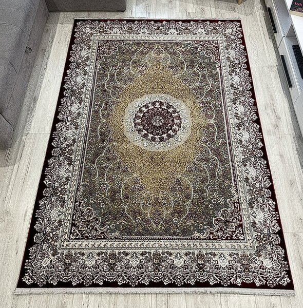 HU Červeno-čierny moderný koberec King 29033-Red Rozmer: 80x150 cm