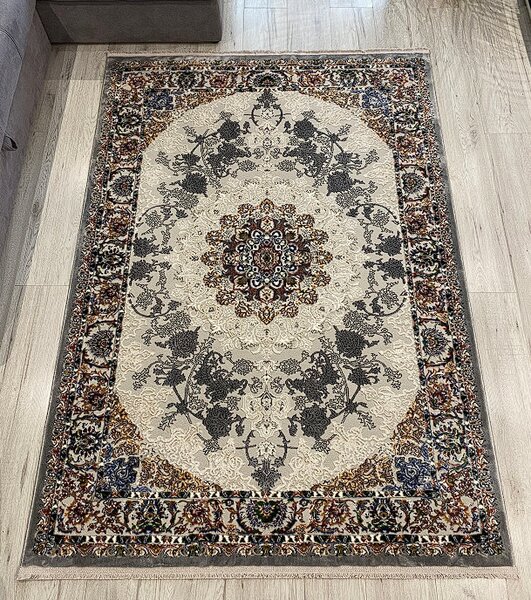 HU Viacfarebný orientálny koberec Kinki 29026-GOLD/GOLD Rozmer: 80x150 cm