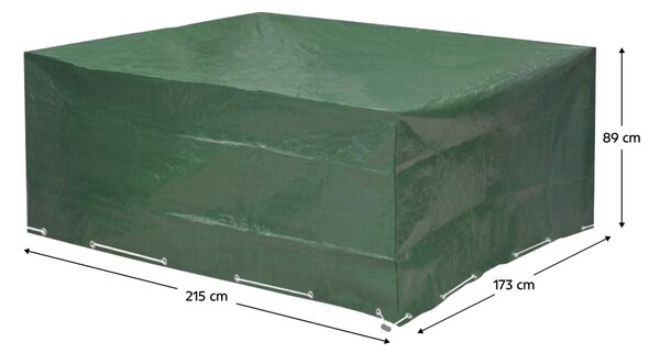 KONDELA Ochranný obal na záhradný set, 215x173x89 cm, zelená, KAVER TYP 24