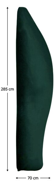 KONDELA Ochranný obal na záhradný slnečník, 70x285 cm, zelená, KAVER TYP 42