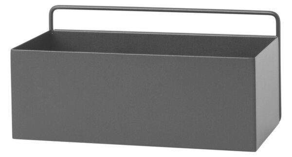 Ferm Living Nástenný box Wall Box Rectangle, black