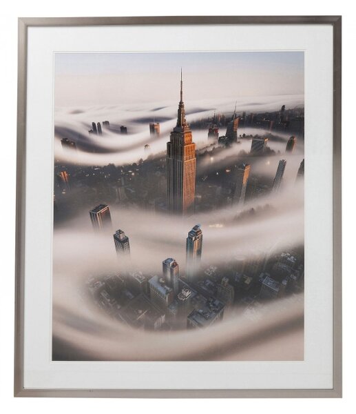KARE DESIGN Obraz v ráme NY Storm 90×100 cm 91 × 109 × 4,6 cm