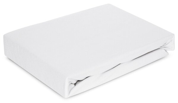 JERSEY PRESTIERADLO JERS4 120X200 CM, VÝŠKA 25 CM BIELE