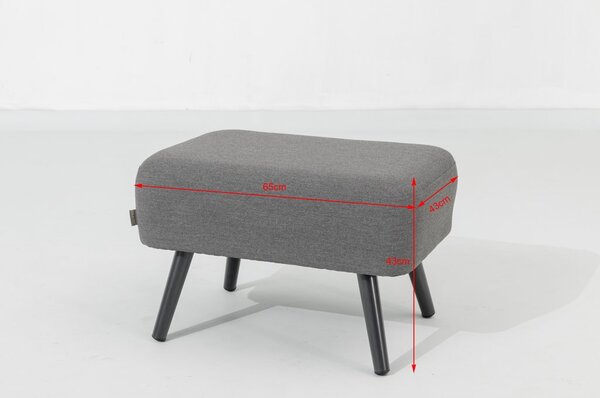 Doppler Deluxe Lika-Tex rohová pohovka s taburetom