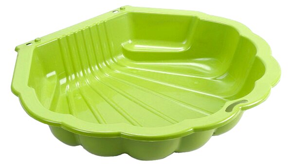 KONDELA Detské pieskovisko, plast, zelená, SANDEO MINI