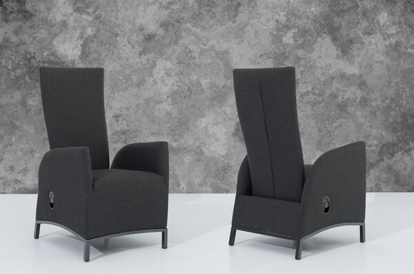 Doppler PARIS LIKA-TEX® polohovacie záhradné kreslo antracit Doppler