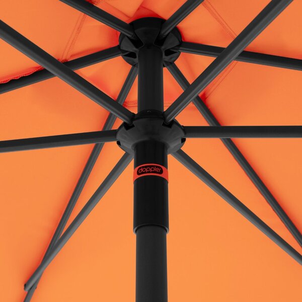 Doppler myZone Push Up záhradný slnečník 300 cm oranžová Doppler