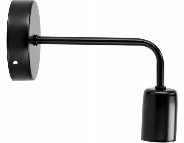 BERGE Nástenné svietidlo LED LOFT E27 BLACK