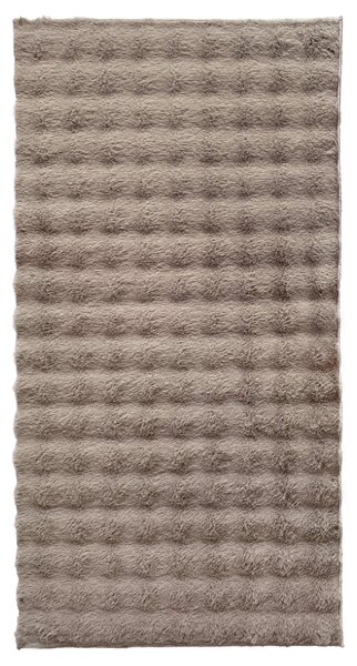 KONDELA Koberec, hnedosivá Taupe/bubble vzor, 80x150, MAKON