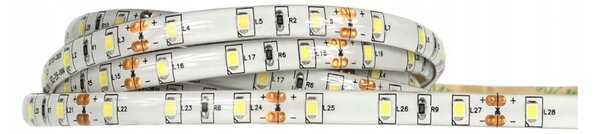 ECOLIGHT LED pásik - SMD 2835 - 5 m - 60 LED/m - 10,8 W/m - 24V - IP65 - neutrálna biela