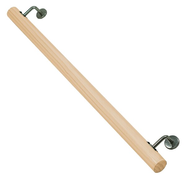 KONDELA Madlo/zábradlie, masívne drevo, prírodná, 100 cm, MANEL TYP 1