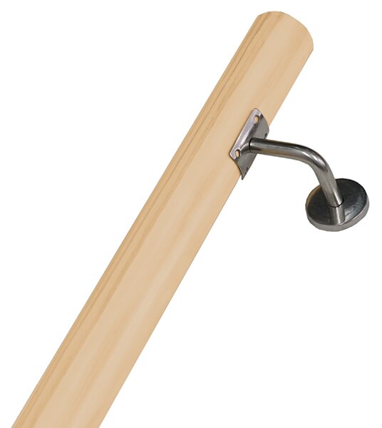 KONDELA Madlo/zábradlie, masívne drevo, prírodná, 100 cm, MANEL TYP 1