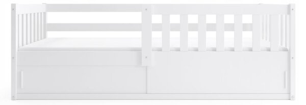 MAXMAX Detská posteľ s úložným priestorom SMART 160x80 cm - biela