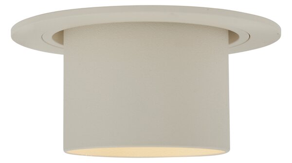 Moderné zabudované bodové svetlo béžové GU10 50 mm okrúhle výkyvné - Installa