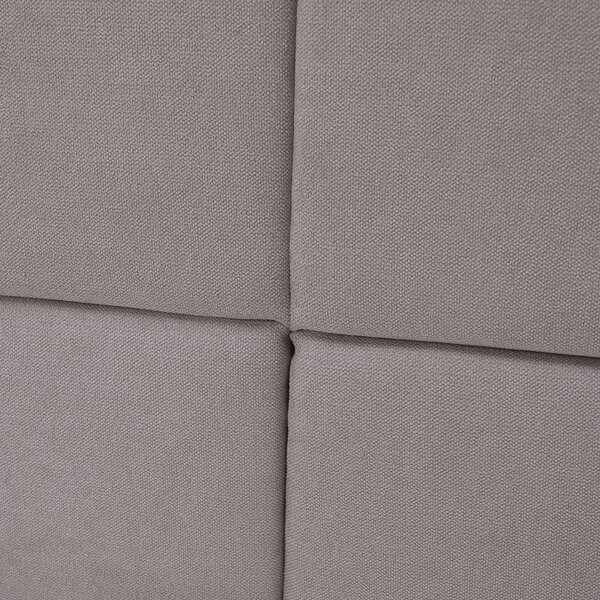 KONDELA Boxspringová pocketová posteľ, 200x200, sivohnedá Taupe, APRIL