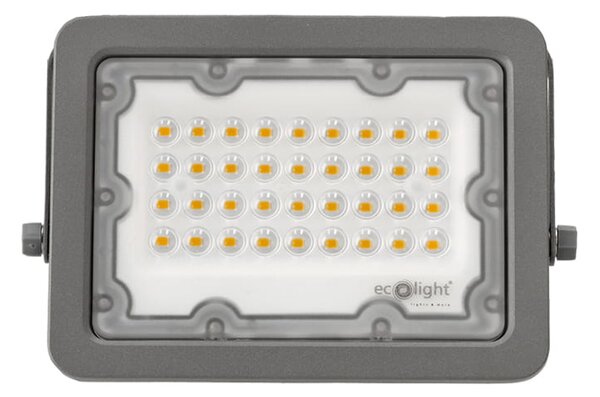 ECOLIGHT LED reflektor 30W 3000l PREMIUM LINE - studená biela