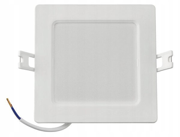 ECOLIGHT Zapustená LED stropná lampa 6W 660lm 4000K biela