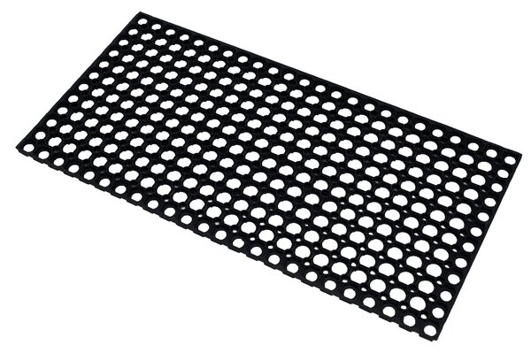 KONDELA Rohožka, 100x48 cm, čierna, ZAFINA