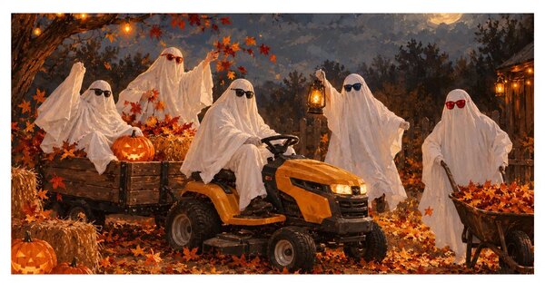 Obraz párty duchov na Halloween