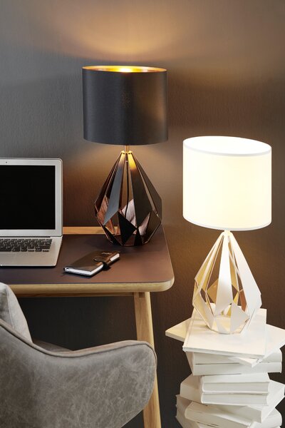 STOLNÁ LAMPA, E27, 25/51 cm Eglo - Interiérové svietidlá