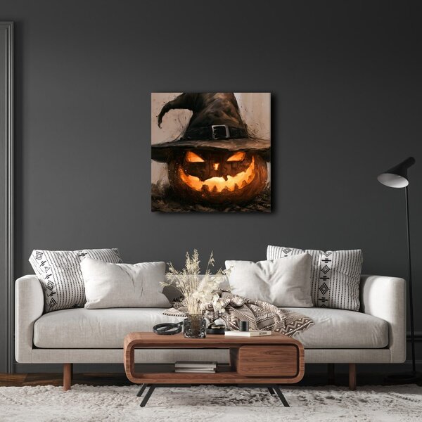 Obraz žiarivá halloweenska tekvica