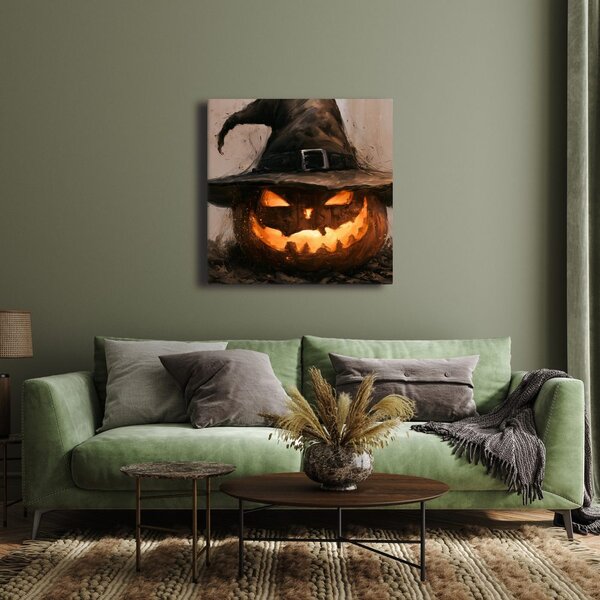Obraz žiarivá halloweenska tekvica