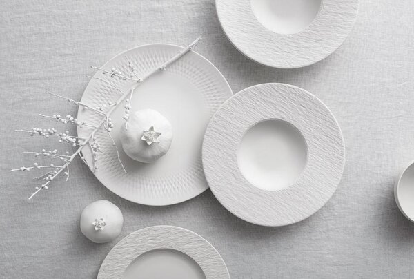 RAŇAJKOVÝ TANIER MANUFACTURE ROCK blanc 22 cm Villeroy & Boch - Taniere