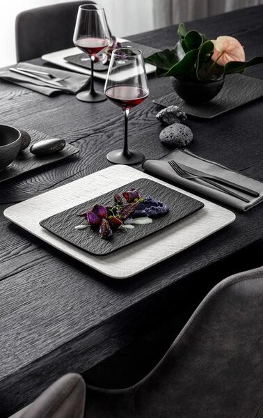 PLYTKÝ TANIER Manufacture Rock 17/28 cm Villeroy & Boch - Taniere